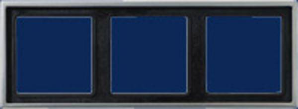 Jung ES2983 Afdekking Frame 3-voudig  RVS 1 stuk(s)