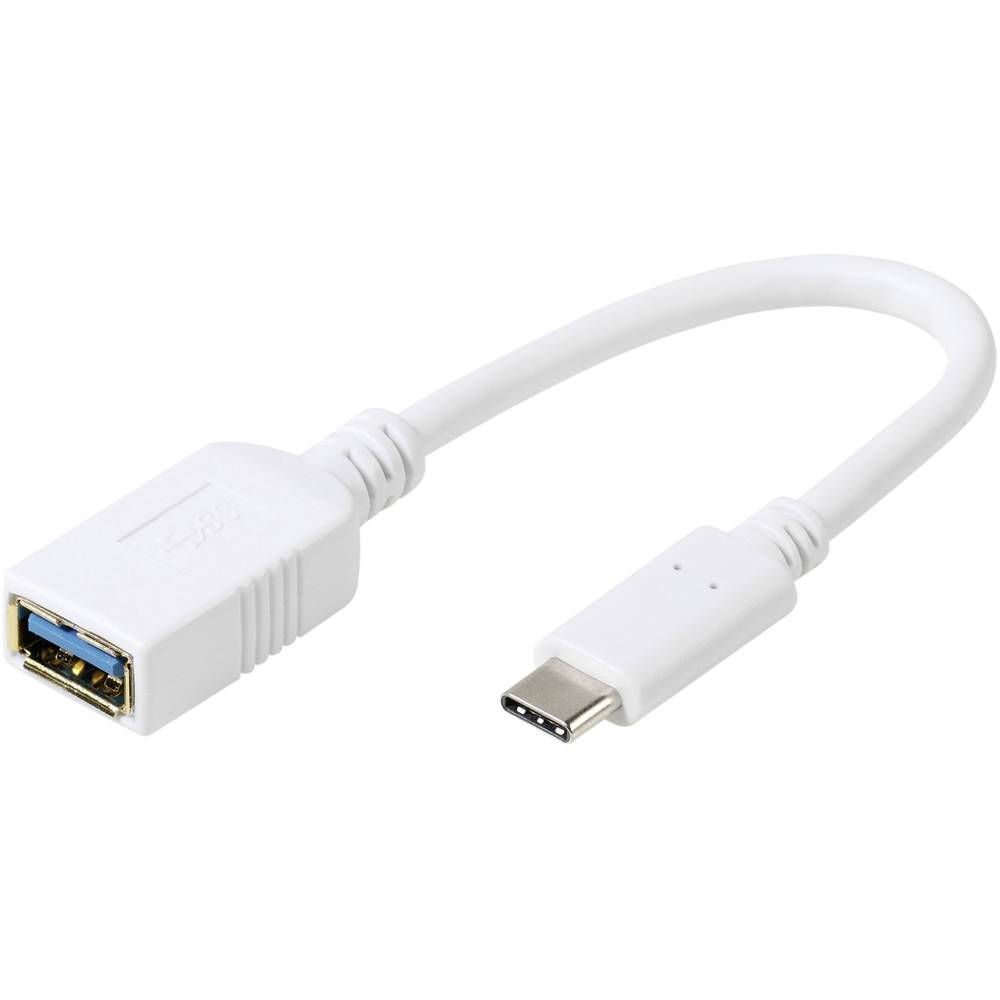 Vivanco USB 3.2 Gen 1 (USB 3.0) Adapter [1x USB 3.2 Gen 1 bus A (USB 3.0) - 1x USB 3.2 Gen 1 stekker C (USB 3.0)] DCAVV