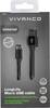 Vivanco 38310 USB-kabel USB 2.0 USB-A stekker, USB-micro-B stekker 2.50 m Zwart
