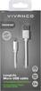 Vivanco 38311 USB-kabel USB 2.0 USB-A stekker, USB-micro-B stekker 2.50 m Wit