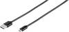 Vivanco 35815 USB-kabel USB 2.0 USB-A stekker, USB-micro-B stekker 1.00 m Zwart