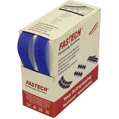 FASTECH® B20-STD042605 Klittenband Om op te naaien Haak- en lusdeel (l x b) 5 m x 20 mm Blauw 5 m