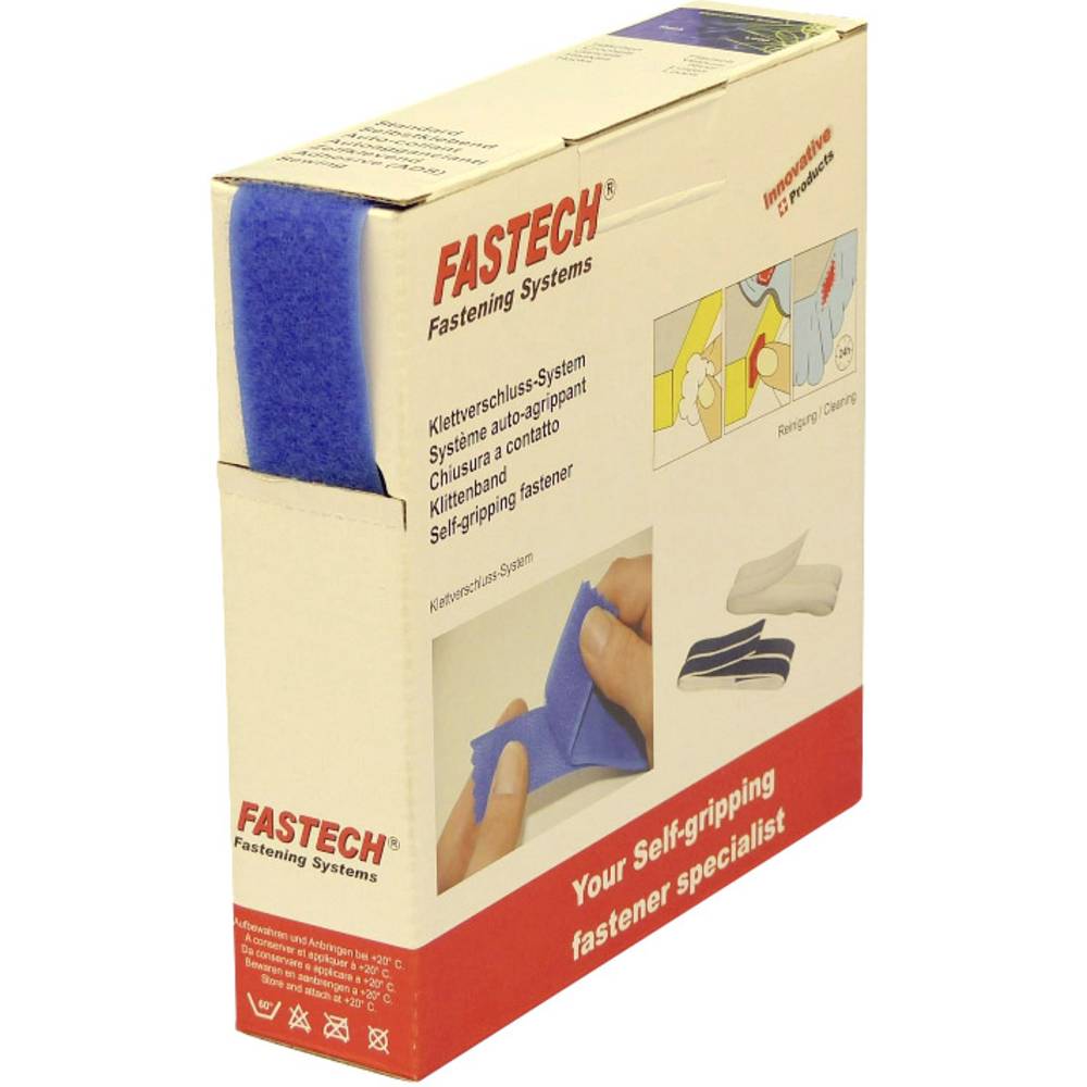 FASTECH® B30-STD-L-042610 Klittenband Om op te naaien Lusdeel (l x b) 10 m x 30 mm Blauw 10 m
