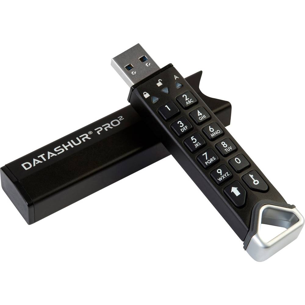 iStorage datAshur Pro2 USB-stick 4 GB USB 3.2 Gen 1 (USB 3.0) Zwart IS-FL-DP2-256-4