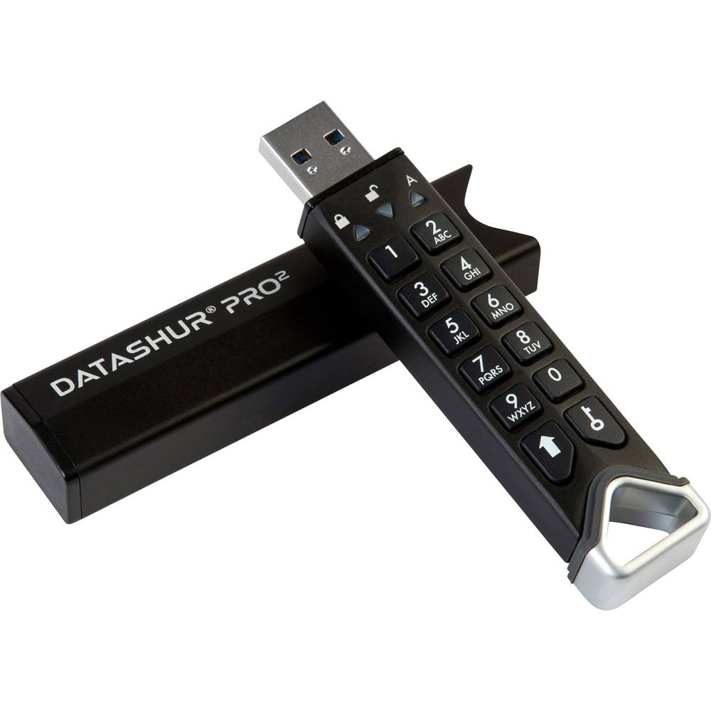 iStorage datAshur Pro2 USB-stick 512 GB USB 3.2 Gen 1 Zwart IS-FL-DP2-256-512