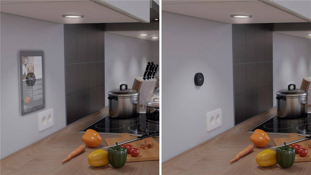 Goobay magnetische smartphone autohouder | plakbevestiging-1