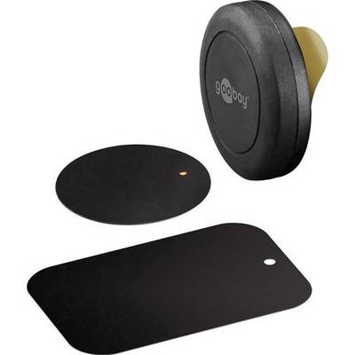 GOOBAY GOOBAY-62089 Autohouder; zwart; zelfklevend; Eigenschappen: magnetische greep - 1 stuk-0