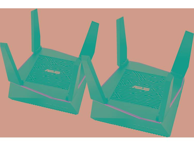 ASUS AiMesh AX6100 draadloze router Tri-band (2.4 GHz-5 GHz-5 GHz) Gigabit Ethernet Zwart