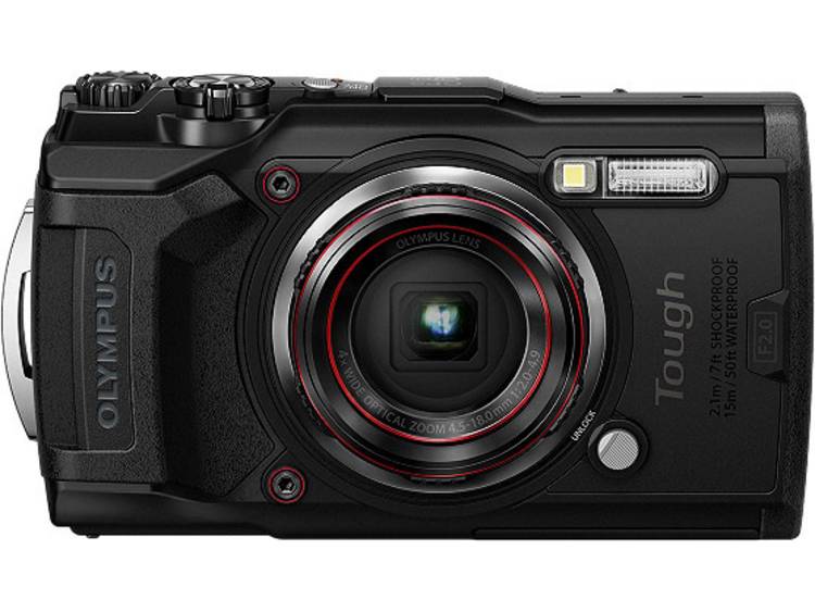 Olympus Tough TG-6 compact camera Zwart