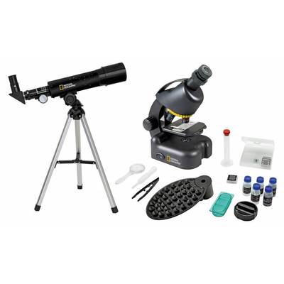 National Geographic Teleskop + Mikroskop Refractor-telescoop Azimutaal Achromatisch Vergroting 18 tot 60 x