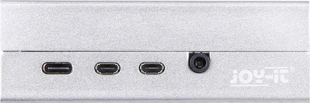 Joy-it rb-alucasep4+01 SBC-behuizing Raspberry Pi® Aluminium Zilver-5