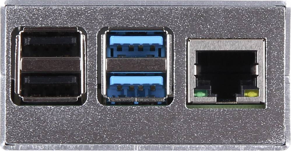 Joy-it rb-alucasep4+01 SBC-behuizing Raspberry Pi® Aluminium Zilver-6