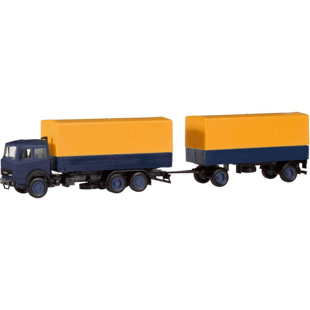 Herpa 309578 H0 Vrachtwagen Iveco Magirus vrachtwagen-aanhangercombinatie