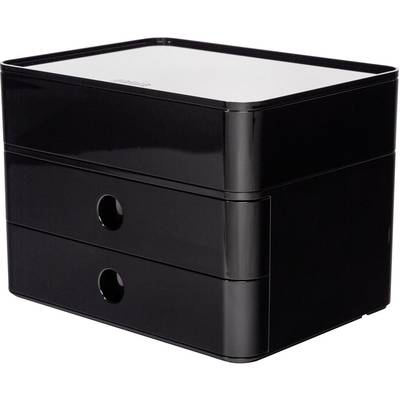 HAN SMART-BOX PLUS ALLISON 1100-13 Ladebox Zwart, Wit  Aantal lades: 2