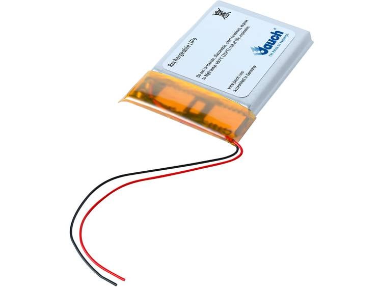 Jauch Quartz LP633750JS Speciale oplaadbare batterij Prismatisch Kabel LiPo 3.7 V 1220 mAh