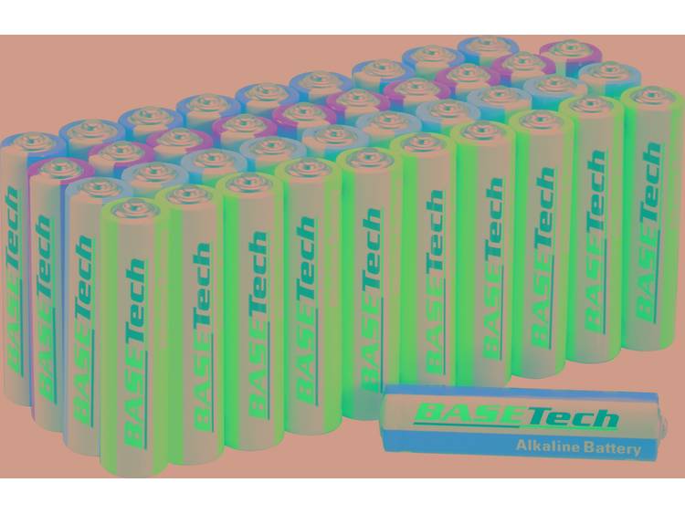 Basetech LR03 AAA batterij (potlood) Alkaline 1300 mAh 1.5 V 40 stuks