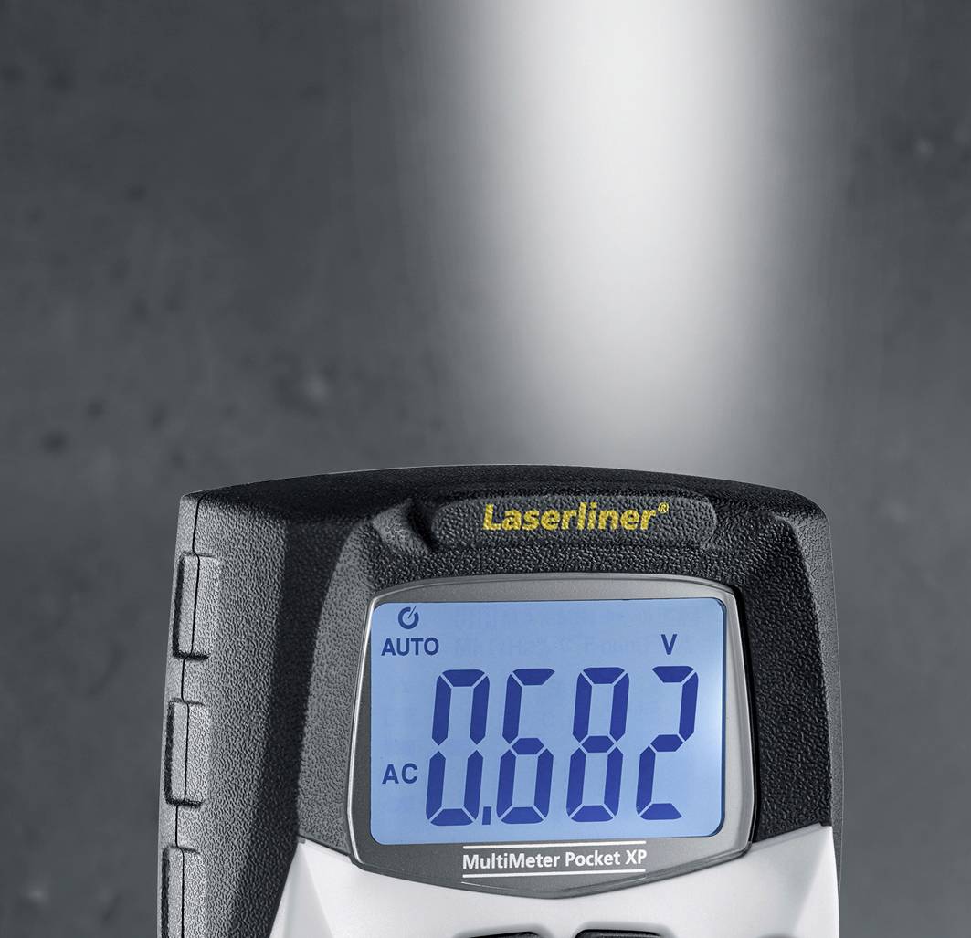 Multimeter met aanwijzing van 0,682 Volt.