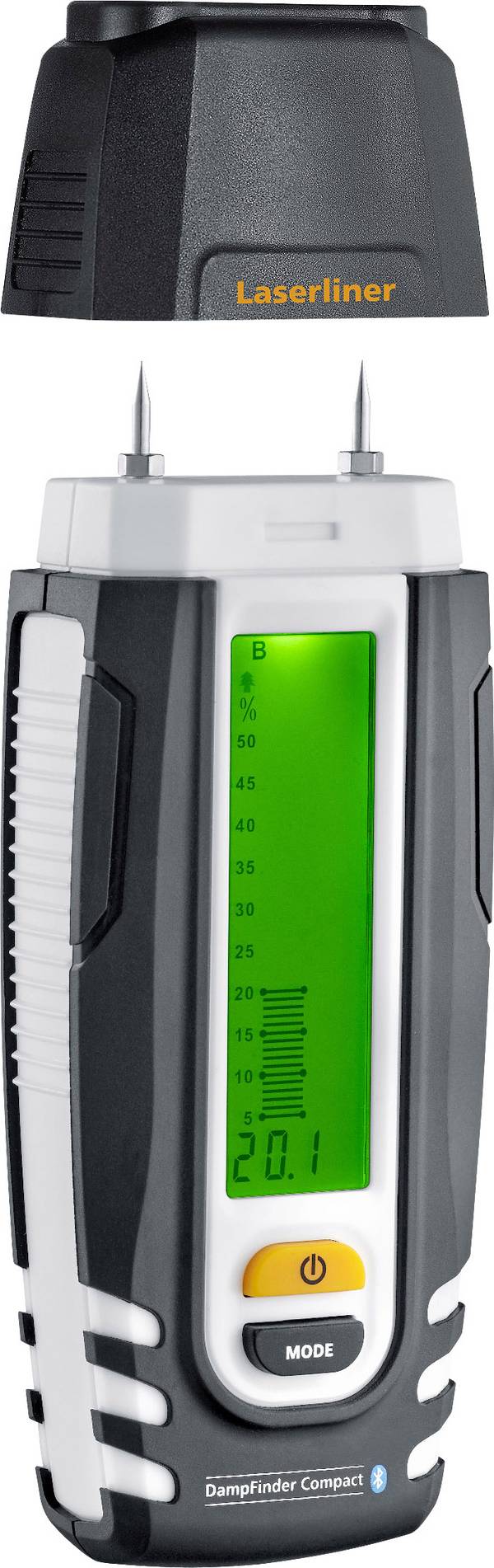 Laserliner DampFinder Compact Plus Materiaalvochtmeter Temperatuurmeting