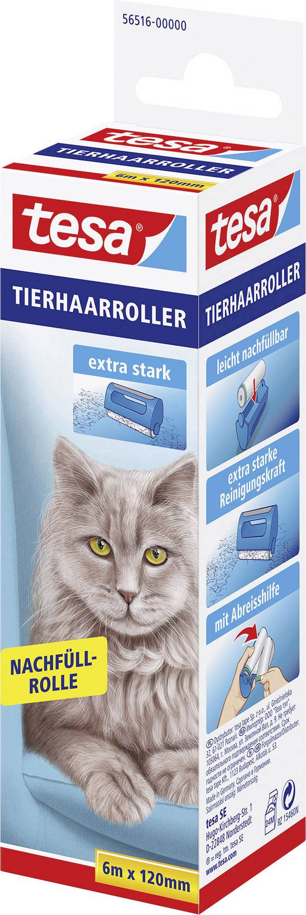 tesa  Navulverpakking voor pluizenroller 1 stuk(s)