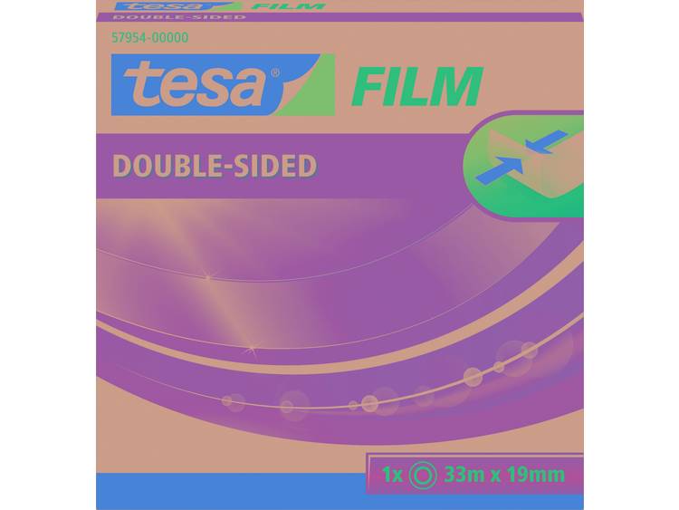 Dubbelzijdige plakband tesa film 19mmx33m