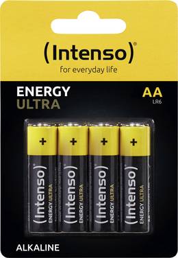 Intenso Energy Ultra AA batterij (penlite) Alkaline 2600 mAh 1.5 V 4 stuk(s)