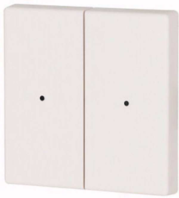 CWIZ-02/01-LED Eaton xComfort 2-kanaals Wipschakelaar   Zuiver wit