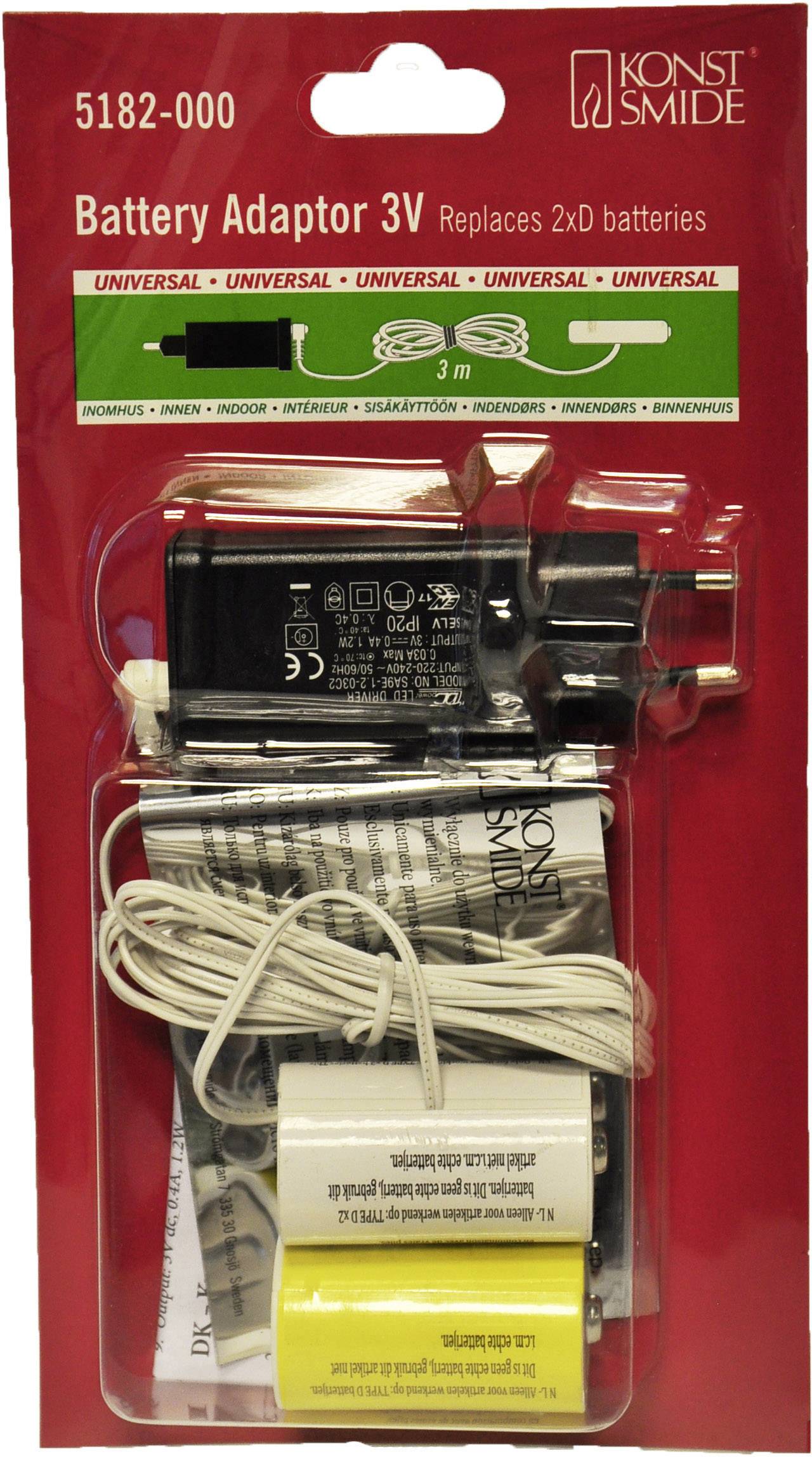 Konstsmide 5182-000 Netvoeding voor batterij-artikel Binnen werkt op het lichtnet-1