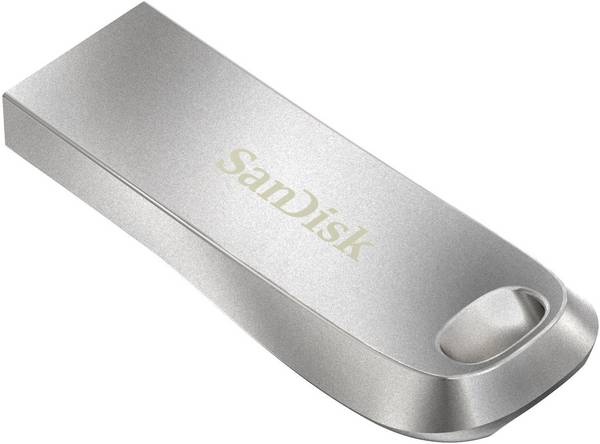 SanDisk Ultra Luxe USB-stick  64 GB Zilver SDCZ74-064G-G46 USB-A 3.2 Gen 1