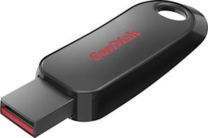 Conrad SanDisk Cruzer Snap USB-stick 128 GB Zwart SDCZ62-128G-G35 USB 2.0 aanbieding