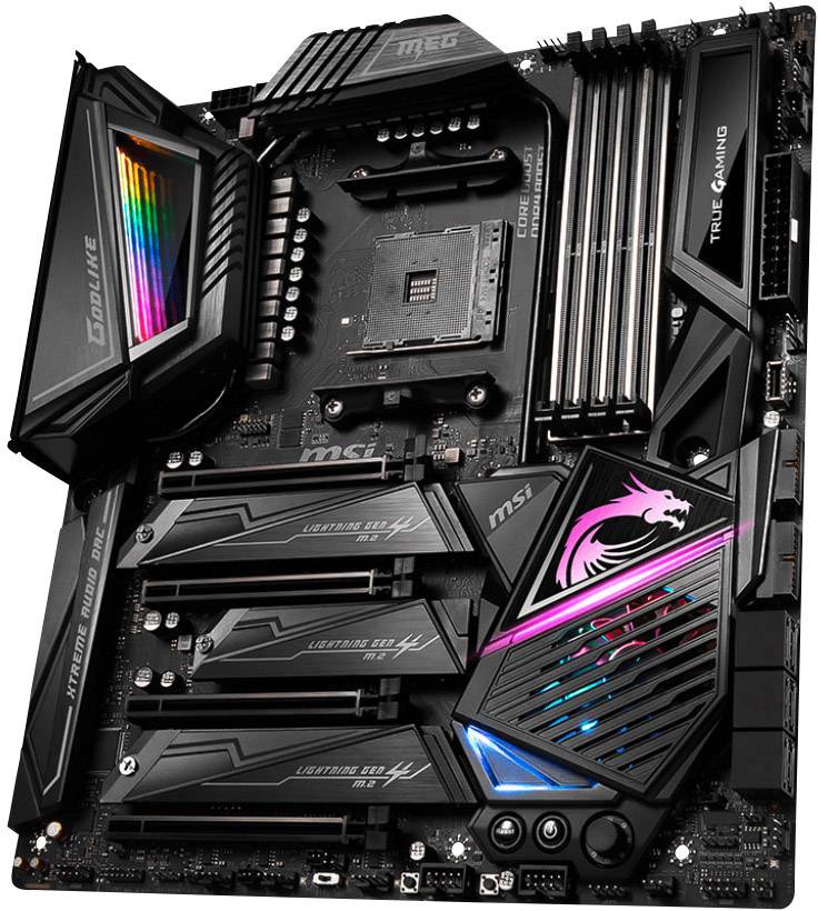 MSI Gaming MEG X570 Godlike Moederbord Socket AMD AM4 Vormfactor EATX