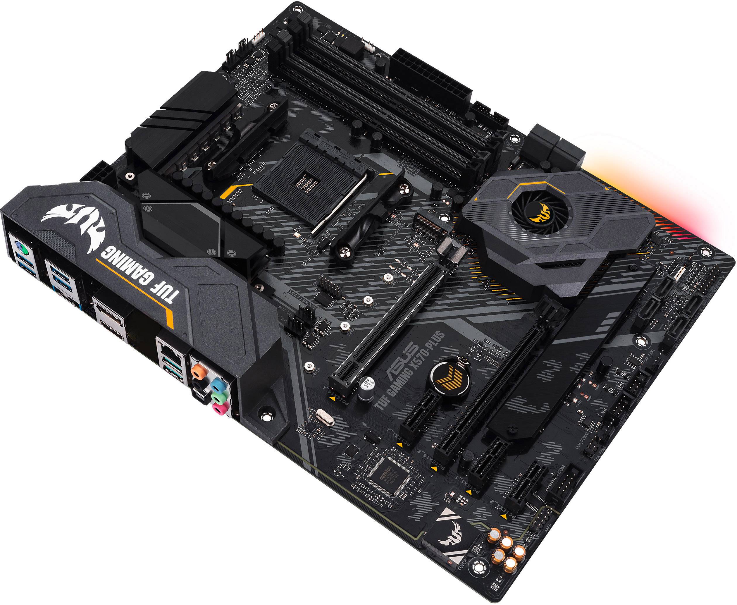 Asus TUF Gaming X570-Plus Moederbord Socket AMD AM4 Vormfactor ATX Moederbord chipset AMD® X570-1