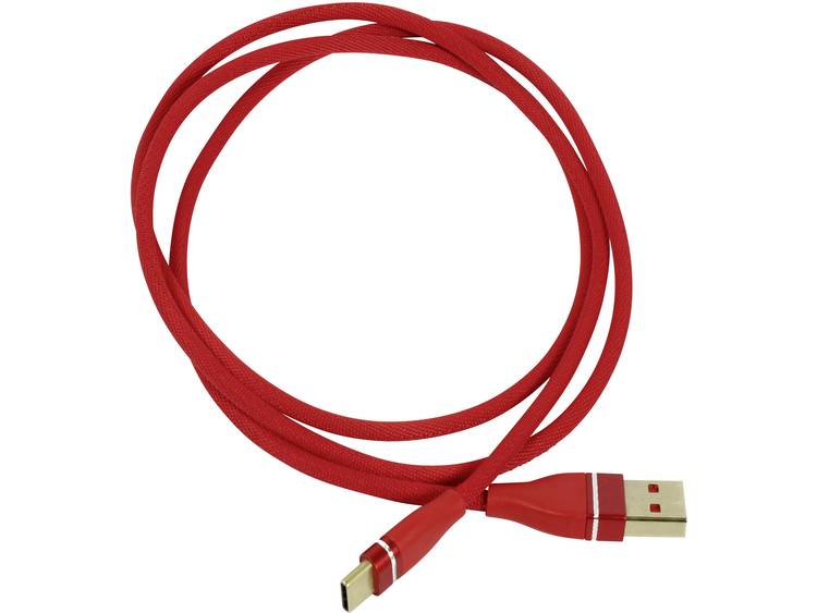 Radxa RockPi_USB2.0_Type_AtoC Stroomkabel [1x USB-A 2.0 stekker 1x USB-C stekker] 1.5 m Zwart