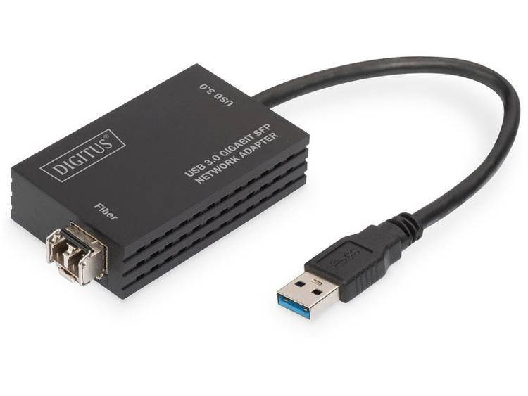 Digitus DN-3026 kabeladapter-verloopstukje USB-A SFP Zwart