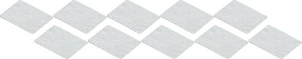 Pichler Modellbau  Scharnierplaat Rechthoekig Vlies (l x b) 25 mm x 20 mm 10 stuk(s)