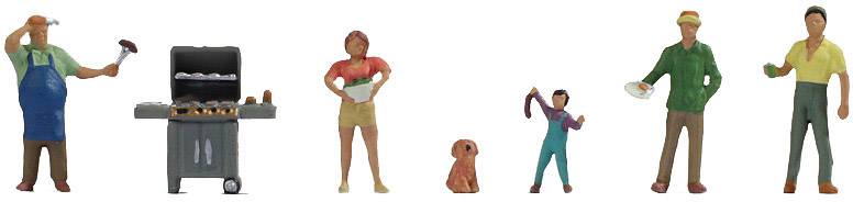 NOCH 0015593 H0 Grillen figuren Geverfd