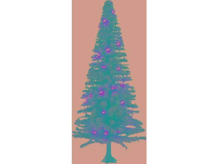 NOCH 0022131 0-H0-TT verlichte kerstboom met 30 LEDs Hoogte:120 mm