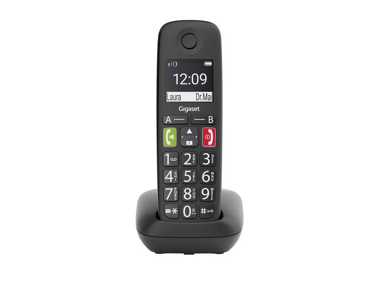 Gigaset E290 Draadloze DECT-telefoon Handsfree, Babyfoon Zwart