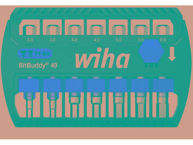 Wiha Bitset BitBuddy® TY-bit 49 mm zeskant 7-delig 1-4 (42114)
