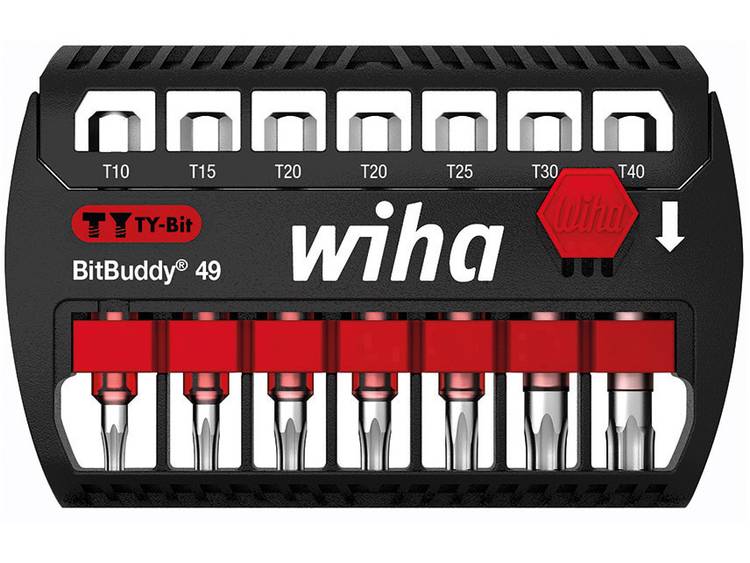 Wiha Bitset BitBuddy® TY-bit 49 mm TORX® 7-delig 1-4 (42115)