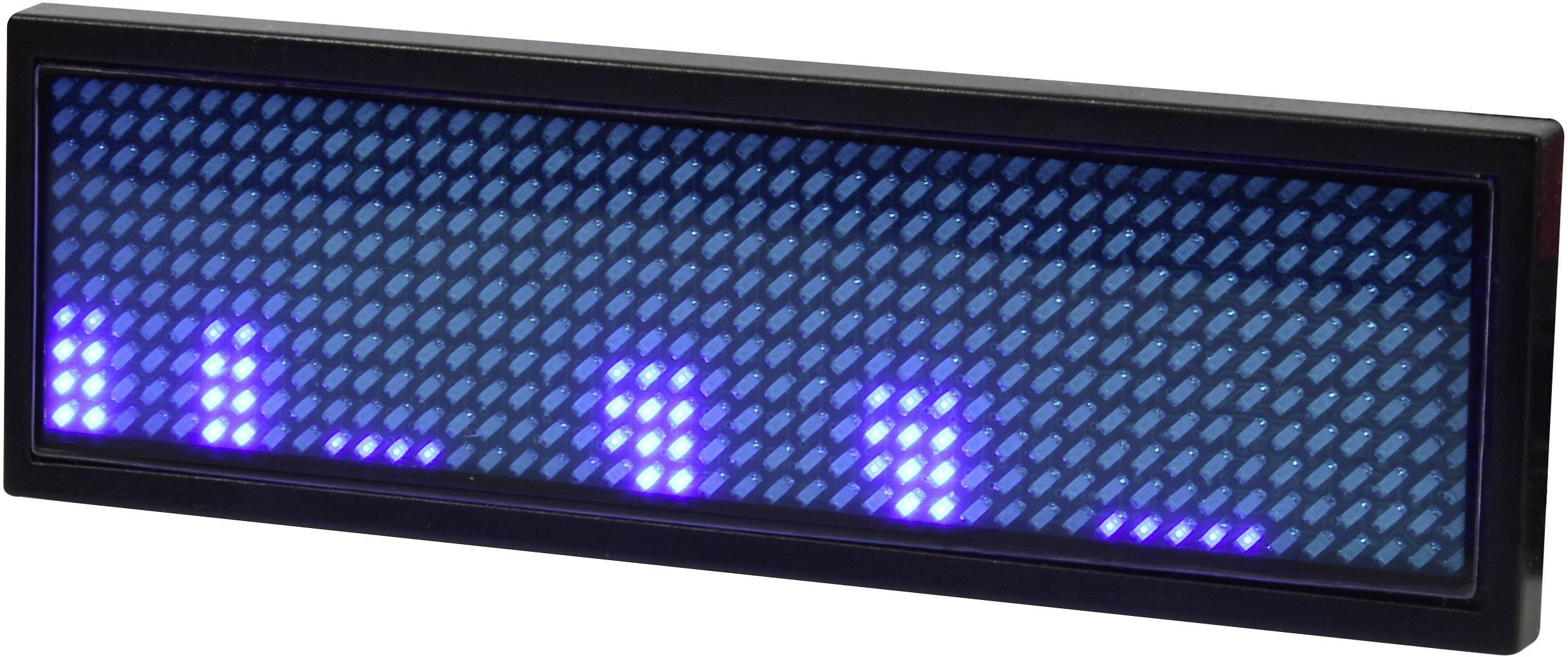Allnet ALLNET - Namensschild elektronisch programmierbar Seriell - Farbe blau LED-naamplaatje-2