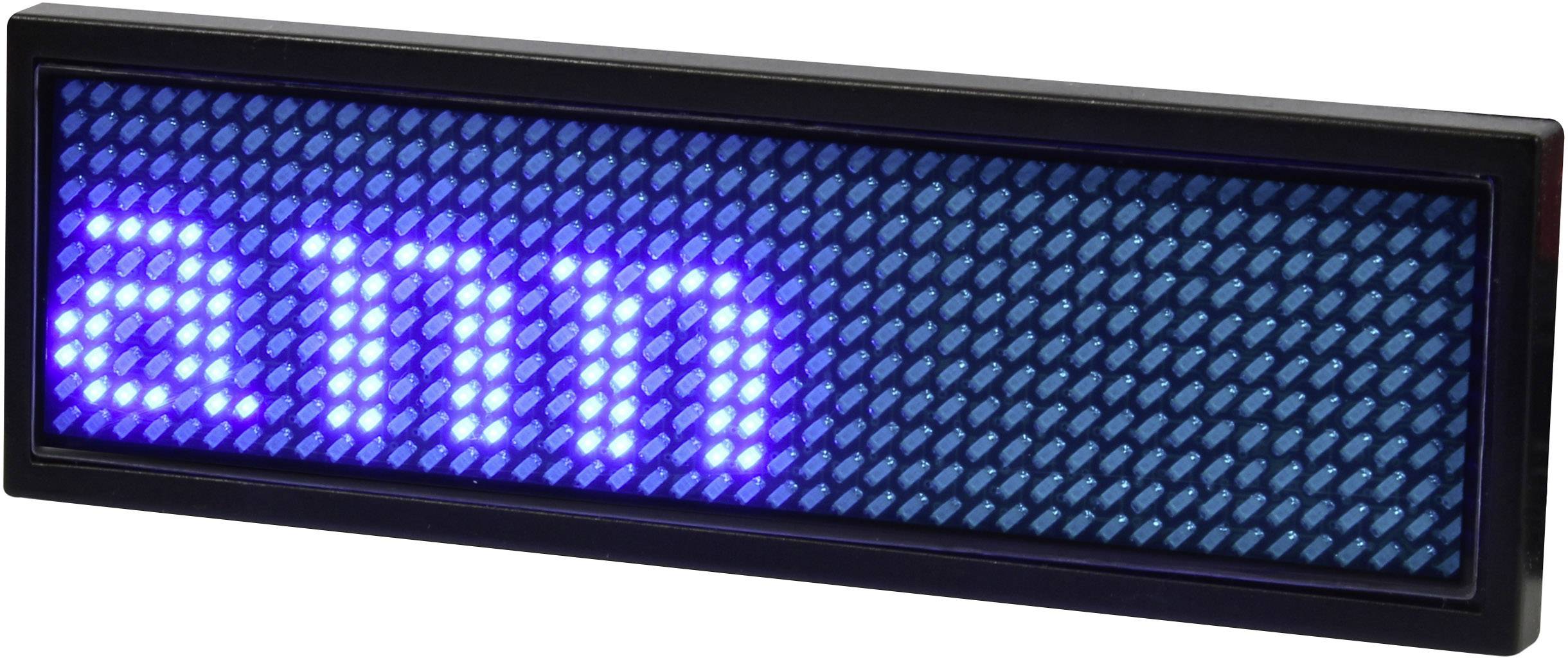 Allnet ALLNET - Namensschild elektronisch programmierbar Seriell - Farbe blau LED-naamplaatje-5