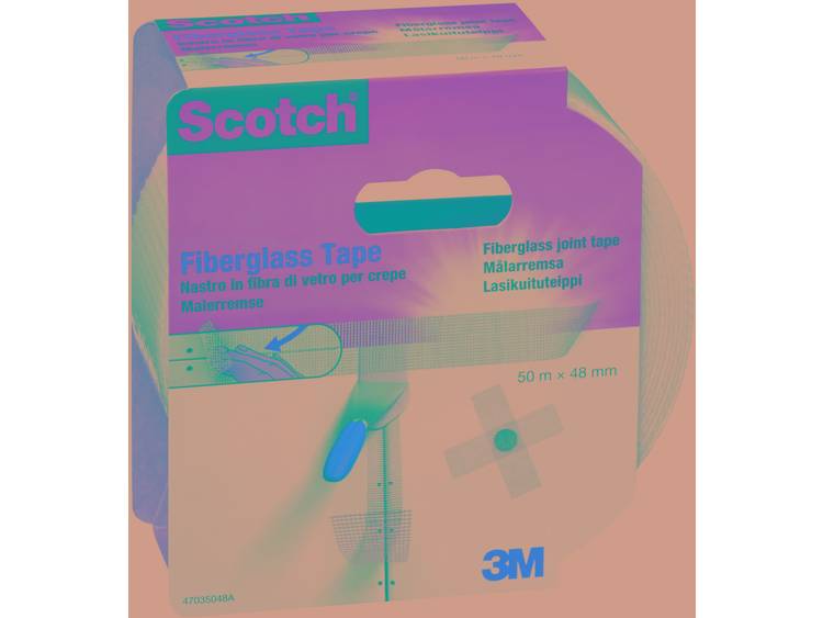 Scotch glasvezel voegenband, ft 48 mm x 50 m, blisterverpakking