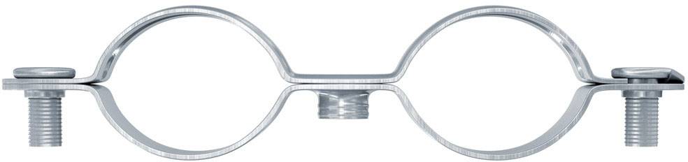 Fischer 545775 Schroefafstandsklem metaal dubbel AMD 20-23 180 mm 25 stuk(s)