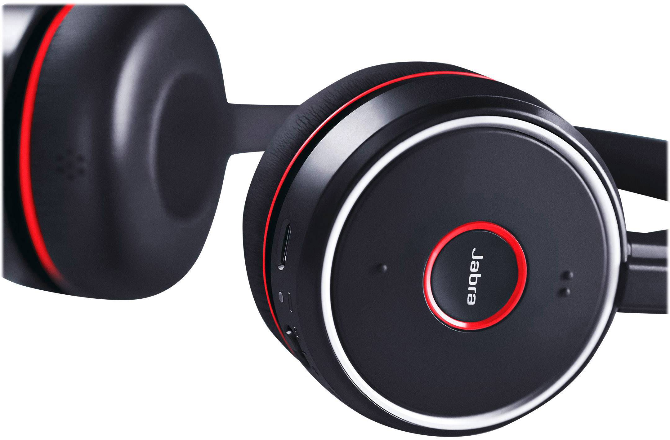 Jabra Evolve 75 Stereo MS On Ear headset Bluetooth Stereo Zwart Ruisonderdrukking (microfoon), Noise Cancelling Volumere-2