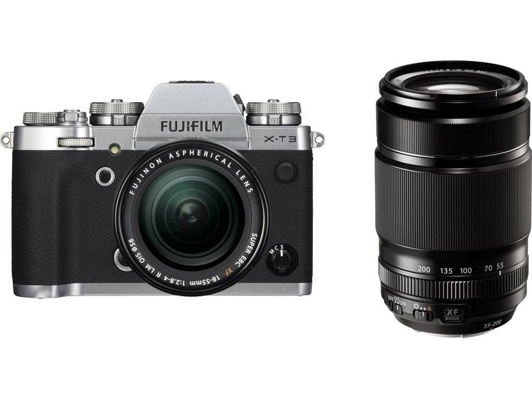 Fujifilm X-T3 Zilver + XF 18-55mm + XF 55-200mm