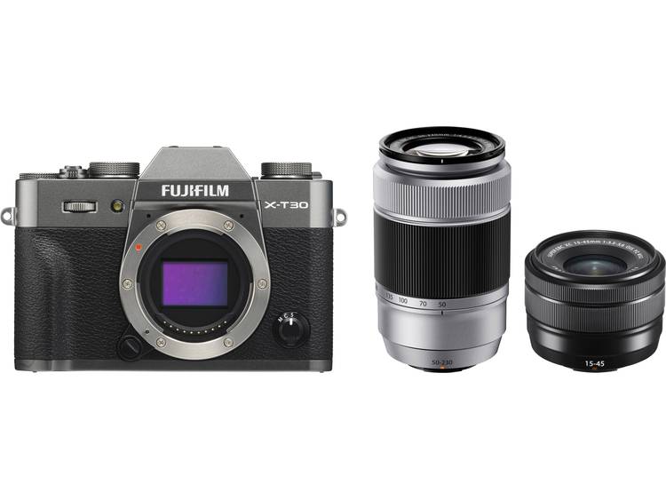 Systeemcamera Fujifilm X-T30 26.1 Mpix Antraciet Touch-screen, Elektronische zoeker, Klapbaar displa