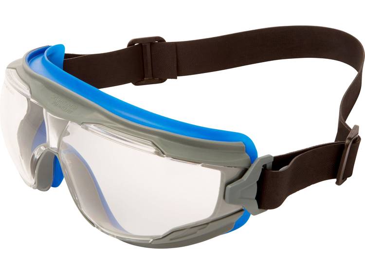 3M Goggle Gear 500 GG501NSGAF-BLU Stofbril Incl. anticondens-bescherming Blauw, Grijs DIN EN 166