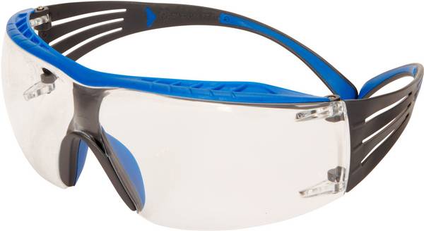 3M SecureFit SF401XSGAF-BLU Veiligheidsbril Met anti-condens coating Blauw, Grijs