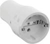 Bachmann 960.203 Koppeling met randaarde Polyamide 250 V Wit IP20