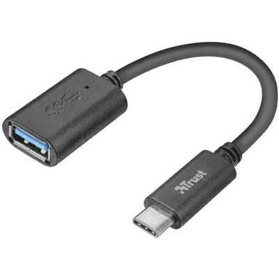 Trust USB 2.0 Adapter [1x USB-C stekker - 1x USB 3.2 Gen 1 bus B (USB 3.0)]  